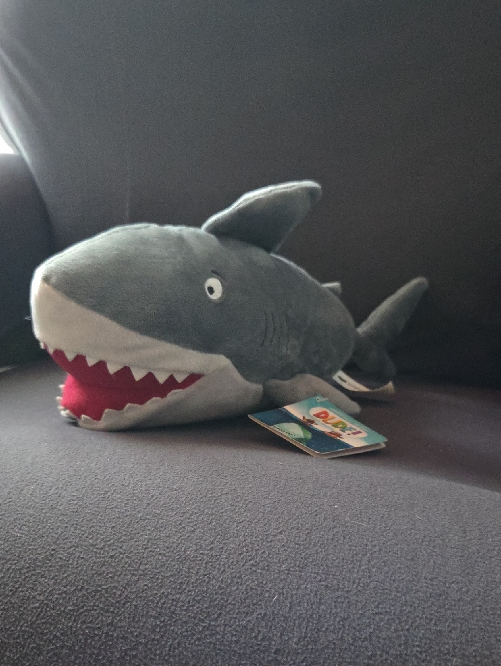 Gray Shark Plush Toy - Soft Stuffed Animal